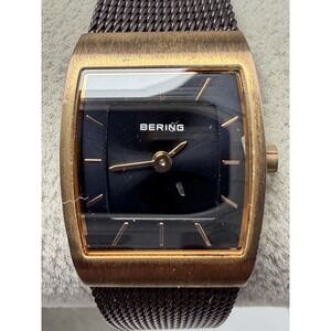 Bering 11219-265 New Battery Ladies Watch 18MM 7.5" Stainless Steel Band